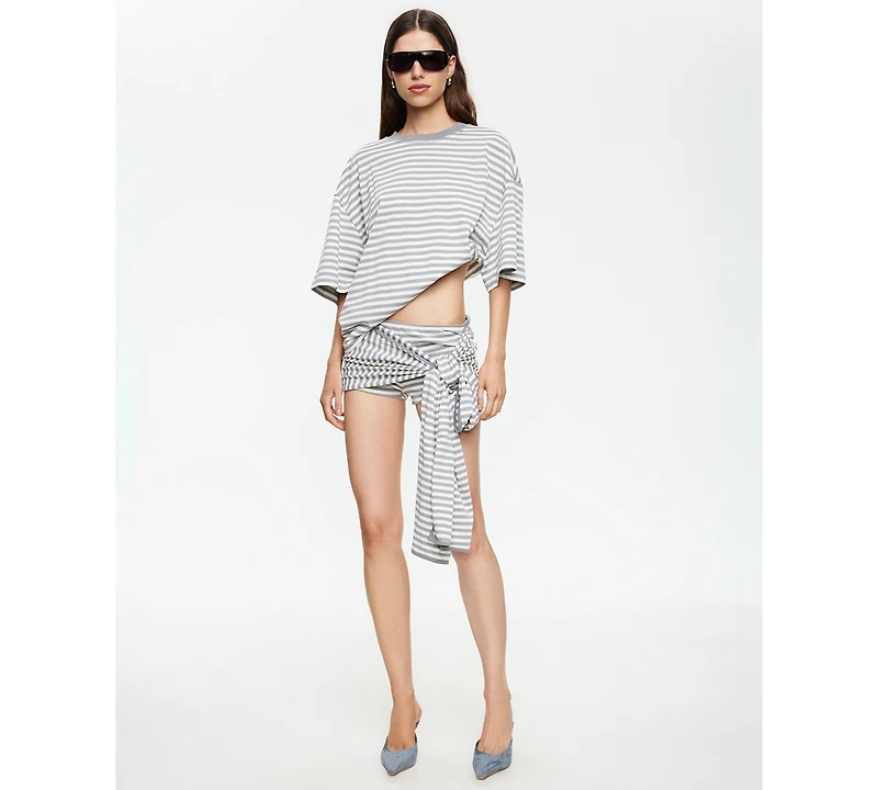 Lioness Women's Striped Crewneck T-Shirt