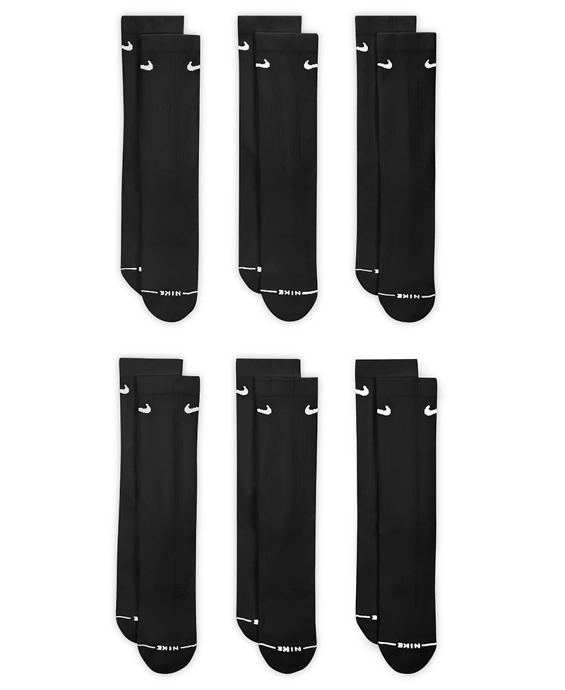 Nike Men's Elevated Everyday Crew Socks, 6-Pack