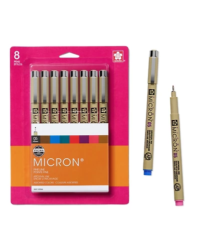 Sakura Pigma Micron Blister Card Ink Pen Set