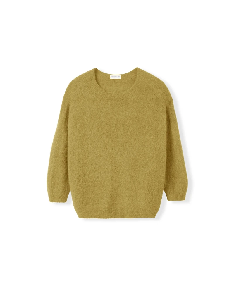 Celtic & Co. Women's Crew Neck Alpaca Sweater