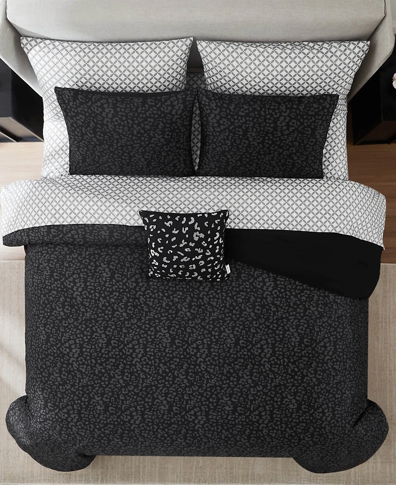 Nine West Leopard Bed in a Bag 8-Pc. Comforter Set