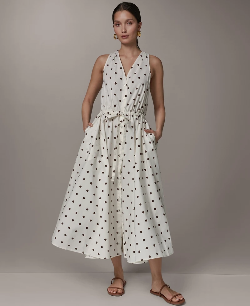 Donna Karan Weekend Women's Button-Front Midi Dress
