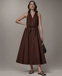 Donna Karan Weekend Women's Button-Front Midi Dress