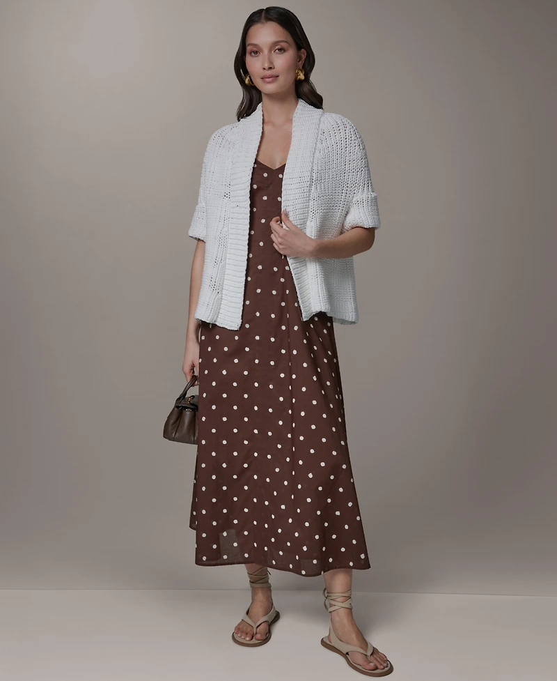 Donna Karan Weekend Women's Drop Shoulder Cardigan