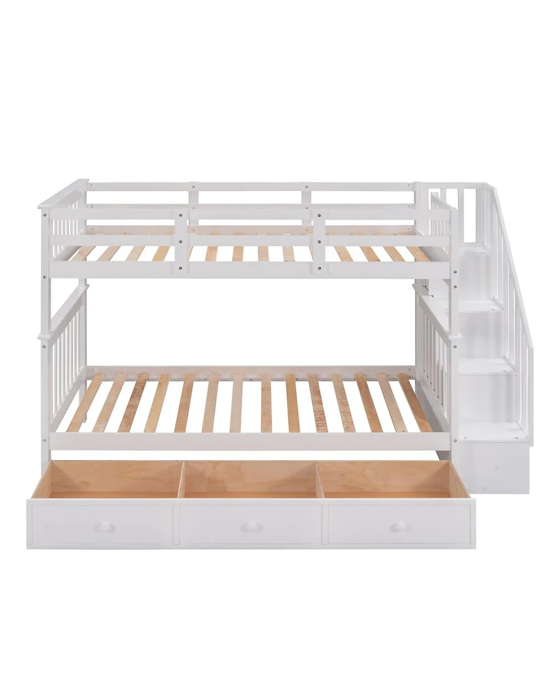 Streamdale Furniture Twin Bunk Bed w/ 3 Drawers