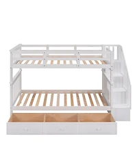 Streamdale Furniture Twin Bunk Bed w/ 3 Drawers