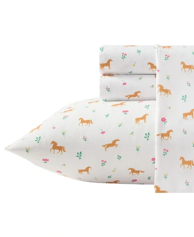 Wrangler Horse Meadow Microfiber 4-Pc. Sheet Set, Full