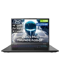 Thunderobot Zero 18 18" Traditional Laptop Intel Core Ultra 9 64GB Ram Nvidia GeForce Rtx 5090 2TB Ssd Storage Windows 11 Home 240Hz