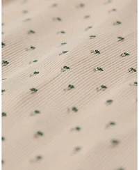 MeMoi Baby Girls Tulip Fields Ribbed Footie