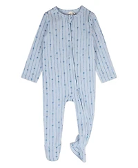 MeMoi Baby Girls Star Light, Bright Pointelle Footie