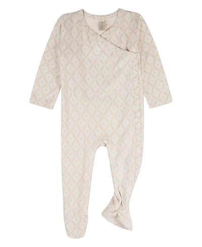 MeMoi Baby Boys Harlequin Diamond All Over Print Footie