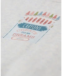 MeMoi Baby Girls Create Your Own Dreams Crayon Box Footie