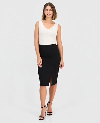 Anne Klein Women's Pull-On Jersey Pencil Skirt
