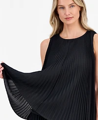 Anne Klein Women's Pleated Sleeveless Top, Regular & Petite