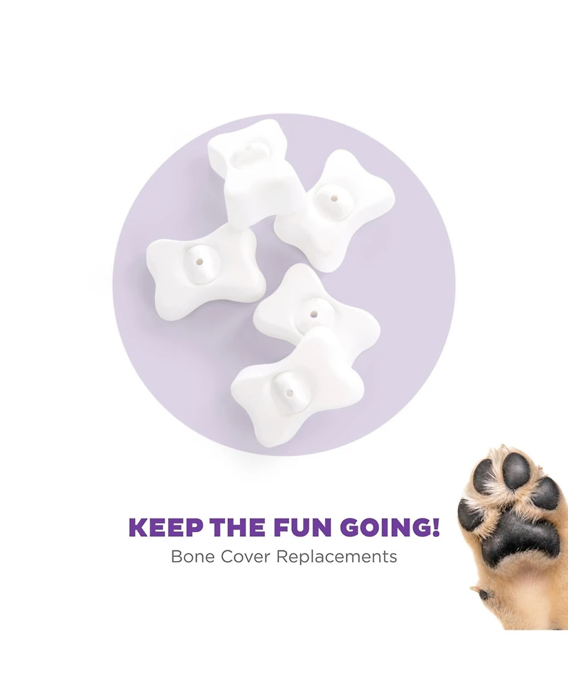 Aronkl Paw N Play Interactive Dog Puzzle Level 2 Intermediate Enrichment Treat Feeder Slow Eating Mental Stimulation