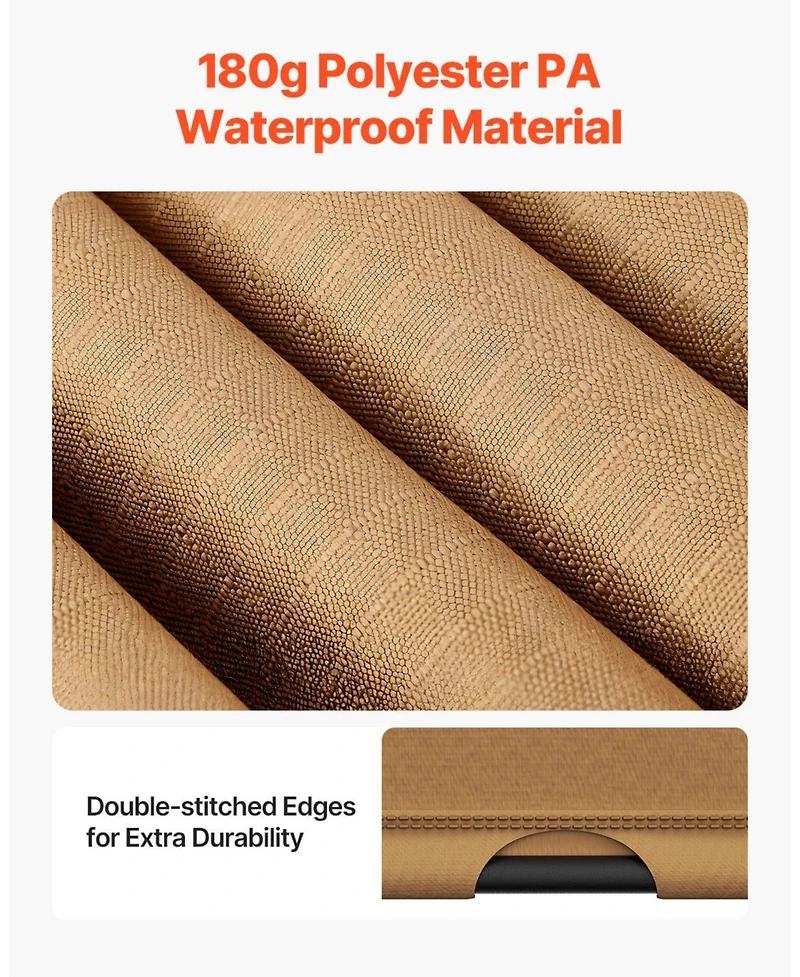 Mecale 10 x 10 Ft Outdoor Metal Pergola with Retractable Canopy