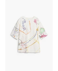 Desigual Men's Short-sleeve T-shirt with drawings