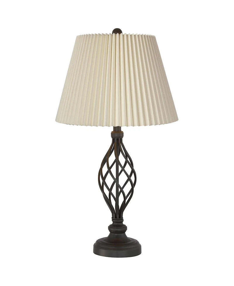 Franklin Iron Works Annie Modern Industrial Table Lamps 28" Tall Set of 2