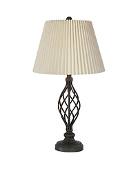 Franklin Iron Works Annie Modern Industrial Table Lamps 28" Tall Set of 2
