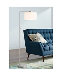 360 Lighting Colby Modern 61" Tall Standing Floor Lamp Light Downbridge Task Metal Brushed Nickel Finish Living Room House