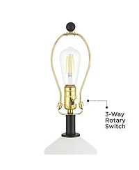 360 Lighting Lucy 26 1/2" High Glass Table Lamp