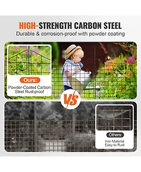 Inolait Metal Animal Barrier Fence for Outdoor Patio and Dog Containment