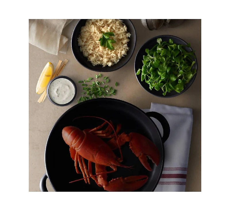 Gharyan Stoneware, Stoneware Serving Plate With Handles 13.4"