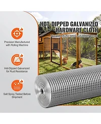 Sugift Hardware Cloth Galvanized Wire Mesh for Chicken Fencing