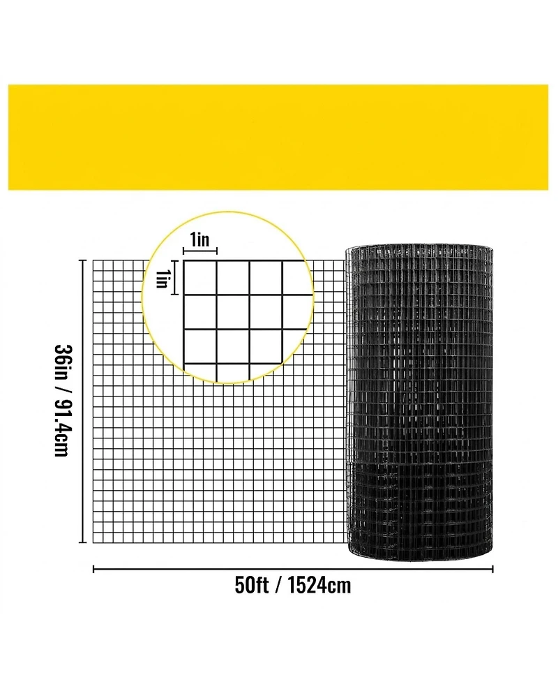 Sugift Hardware Cloth Mesh, Galvanized Steel for Garden Fencing