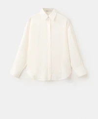 Selection Mango Women's Tie Linen Blouse