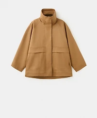 Selection Mango Women's Oversized Funnel Neck Jacket