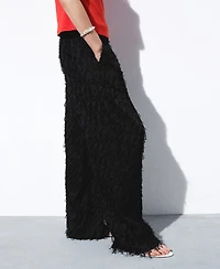 Selection Mango Women's Straight Threaded Pants