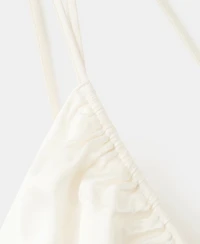 Selection Mango Women's Adjustable Ruched Satin Dress