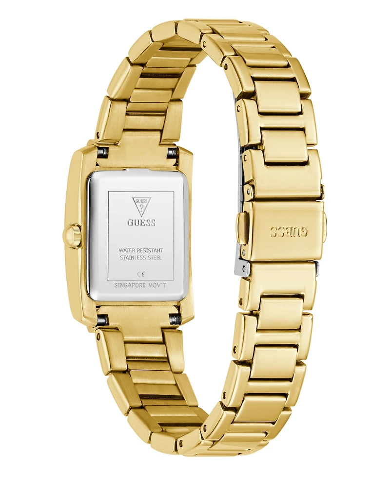 Guess Women's Gold-Tone Stainless Steel Analog Watch, 23mm