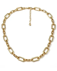 And Now This Gold Plated Cable Chain Necklace 16" + 2" Extender