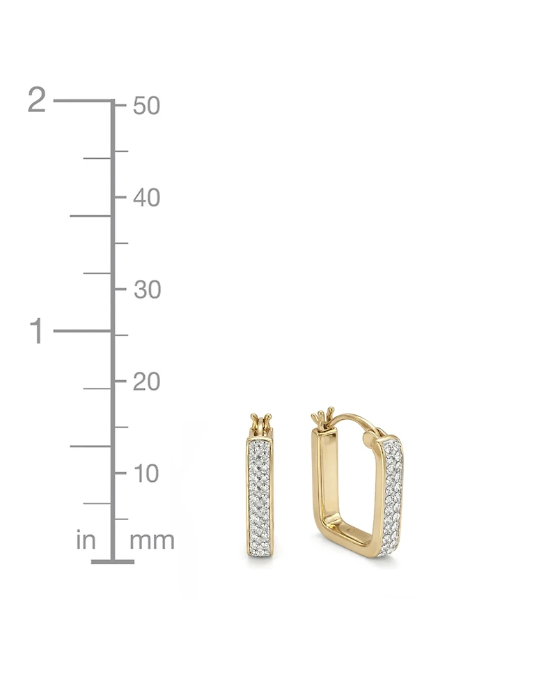 And Now This Gold Plated 2-Piece Click Top Hoop Earrings Set