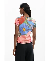 Desigual Women's Floral Print T-Shirt