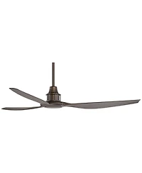 Casa Vieja 58" Interceptor Bronze Fan with 12-In Rod for 10-Ft Ceiling