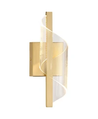 Possini Euro Design Possini Euro Cecilia 13" High Brushed Gold Cct Led Wall Sconce