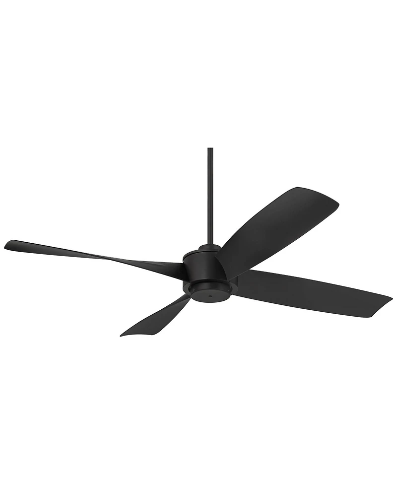 Casa Vieja 56" Grand Milano Black Ceiling Fan with 36" Downrod