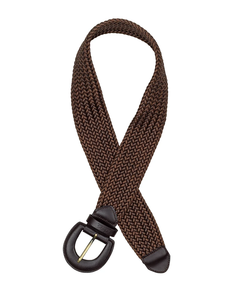 Patricia Nash Lazare Rope and Leather Woven Belt