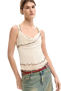 Desigual Women's Layered Trimmed T-Shirt