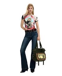 Desigual Women's Printed Cat T-Shirt