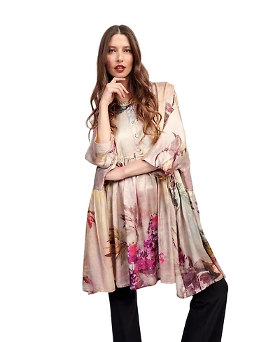 Alembika Women's Carlotta Babydoll Tunic Top