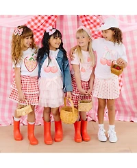 Sweet Wink Toddler Girls Life Is Strawberry Short Sleeve T-Shirt