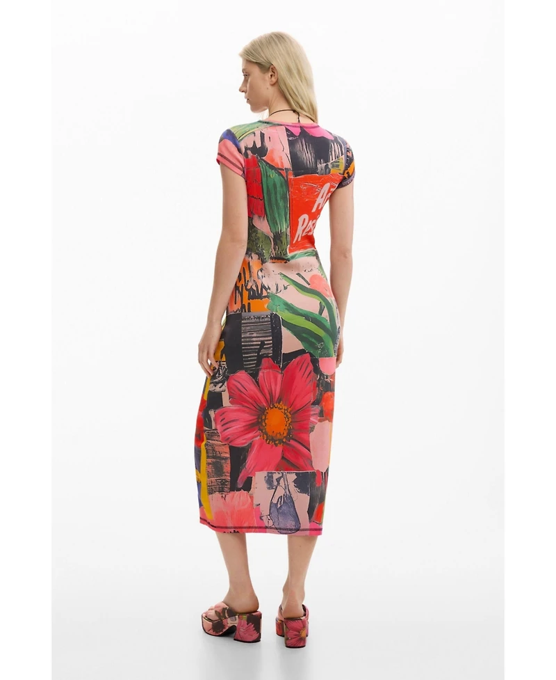 Desigual Women's Printed fitted dress