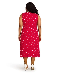 Kasper Women's Crewneck Sleeveless Dress