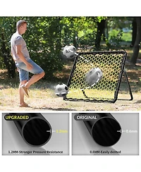 Happy Jump Portable Soccer Rebounder Net for Kids Soccer Training Practice