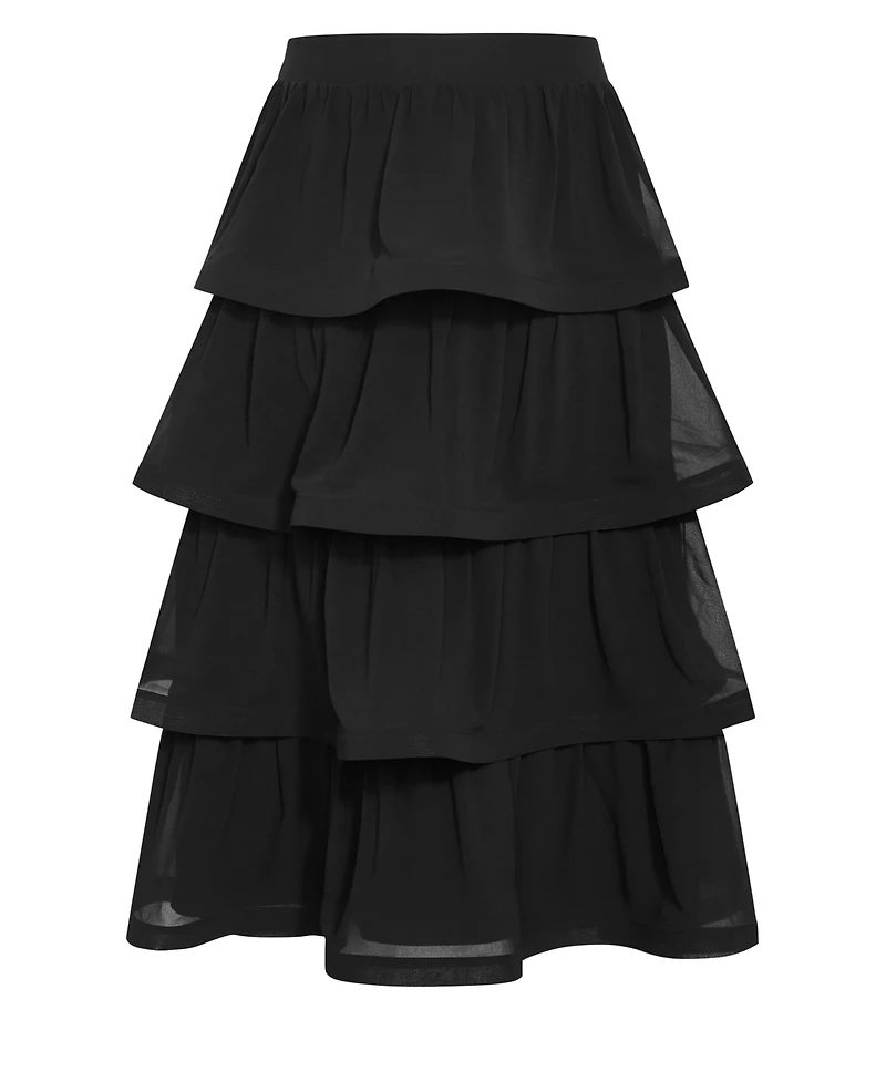 City Chic Women's Bianka Tiered Skirt