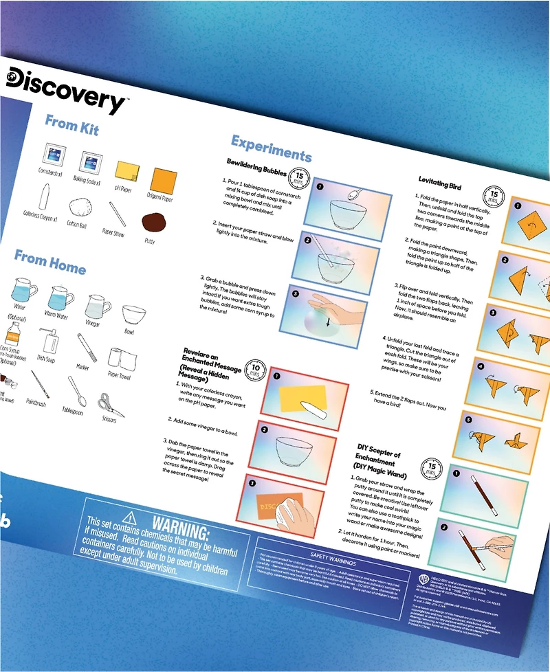 Discovery Kids Magic Science Lab Mini Experiment Kit